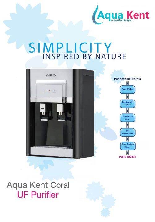 Aqua Kent Coral Water Filter Dispenser Hot And Cold Large Capacity