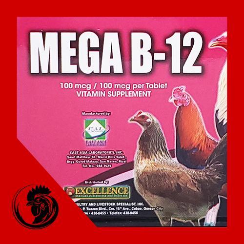 Mega b12 - dinh dưỡng cho gà đá - vỉ 10 viên - ảnh sản phẩm 3