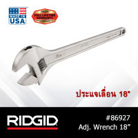 RIDGID ประแจเลื่อน 18" (Adjustable Wrench) เครื่องมือช่าง ประแจ แข็งแรงทนทาน