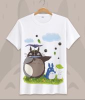 เสื้อยืดลายลาย Totoro โตโตโร่ ผ้านิ่มใส่สบาย