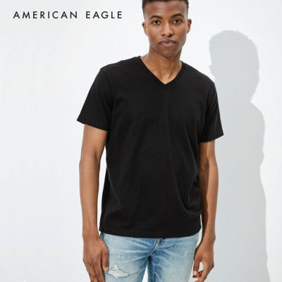 American Eagle Super Soft Icon V-Neck T-Shirt เสื้อยืด ผู้ชาย คอวี (NMTS 017-1541-001)