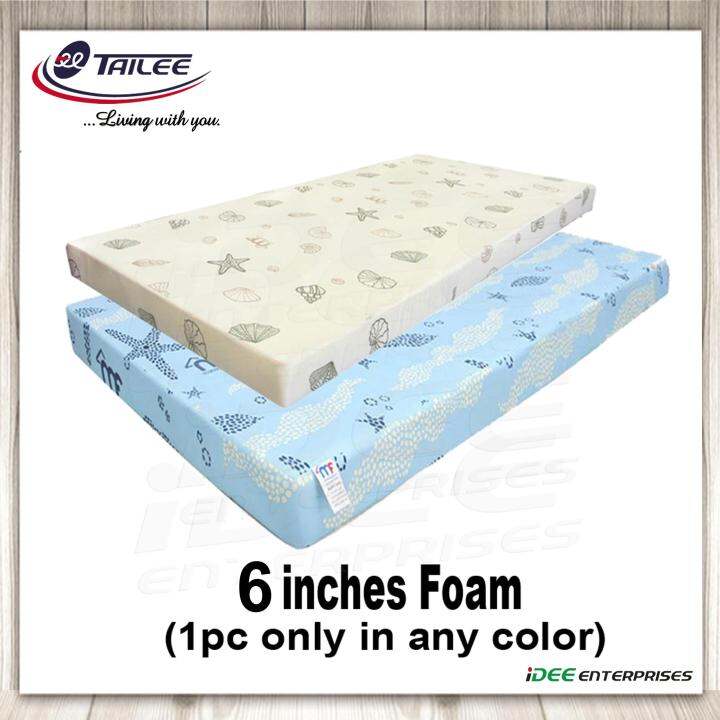 Mandaue Foam Mega Foam Mattress 6 inches with Free Cover 6x60x75 inches ...