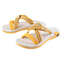 CC212 Yellow-Multi Dortmuend The Orthotic Sandals รองเท้าสุขภาพ ที่ช่วยบรรเทาอาการเจ็บจากฝ่าเท้าแบน หรือเท้าผิดรูป และฝึกให้ยืนได้ตรงขึ้น