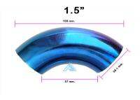 ข้องอ สแตนเลส ยิงไททาเนียม ขนาด 1.1/2" หนา 1.0 มม.