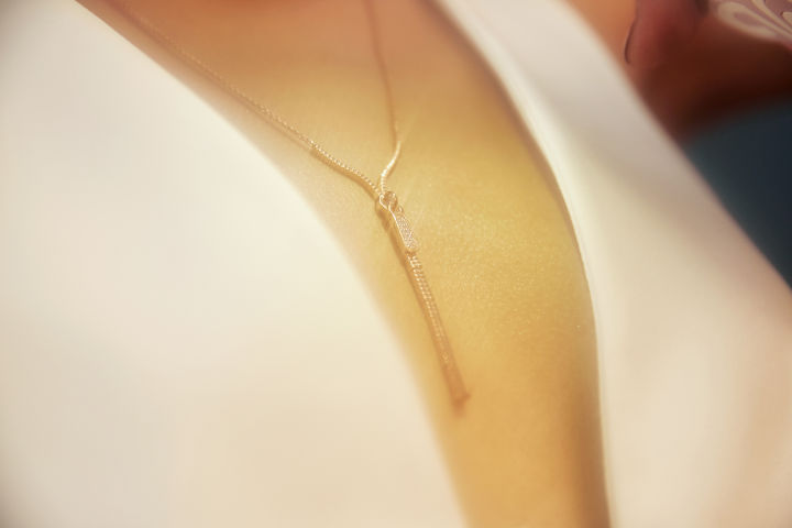 haus-of-jewelry-zip-lariat-necklace-สร้อยคอเงินแท้-ประดับเพชรคิวบิกเซอร์โคเนีย-cubic-zirconia
