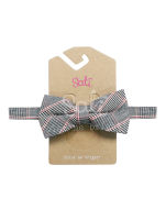 SATI-หูกระต่าย-NP. RED STRIPE BOW TIE-BOT009