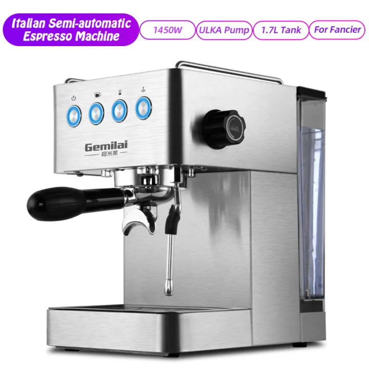 Gemilai CRM3005E professional coffee machine semi-automatic household ...