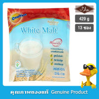 Ovaltine Nature White Malt 3in1 with Collagen โอวัลตินไวท์มอลต์ สูตรไขมันต่ำ ผสมคอลลาเจน 429กรัม ( 33 ก. แพ็ค 13 ซอง )