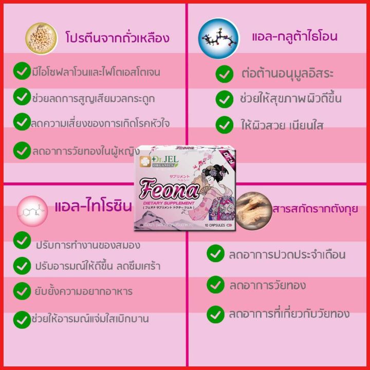 ใหม่ของแท้-ฟีโอน่า-feona-dr-y-ตัวช่วยสำหรับผู้หญิง-ลดปวดประจำเดือน-ปรับฮอร์โมนหญิง-กระชับภายใน-เพิ่มความมั่นใจ-จาก-dr-jel-aplusupshop