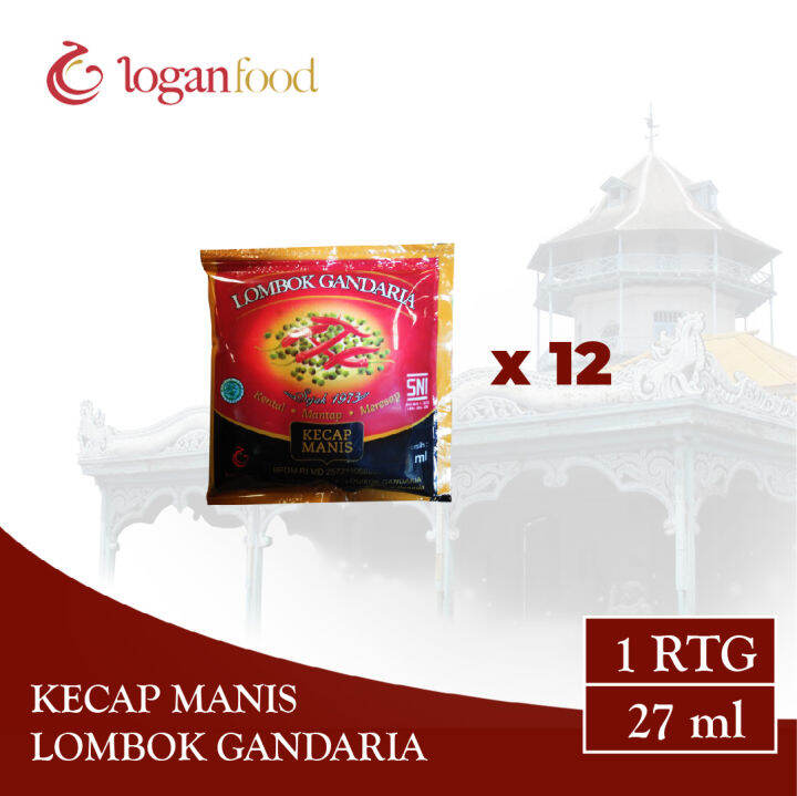 Kecap Manis Lombok Gandaria Sachet 27 Ml | Lazada Indonesia