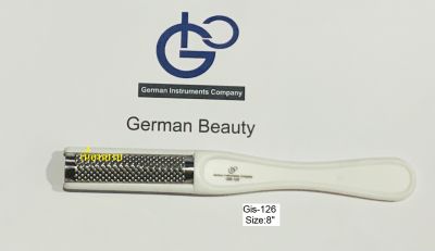 German Instruments ตะไบเท้า ด้ามพลาสติค ขนาด 8 นิ้ว /inch รุ่น Gis-126