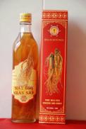 HCMMật Ong Nhân Sâm Xuân Nguyên chai thủy tinh chai 500ml gồm 250gr nhân