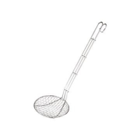 PADERNO Stainless Steel Deep Frying Skimmer, D=18 cm. L=40 cm. กระชอน กระชอนตักของทอด สแตนเลสตาห่าง เส้นผ่านศูนย์กลาง 18 ซม. ยาว 40 ซม. [GGM™]