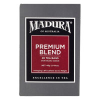 Madura Premium Blend  20 Tea Bags 40g มาดูร่า ชาดำพรีเมี่ยม  ขนาด 40 กรัม 1 กล่องบรรจุ 20 ซอง (1011)
