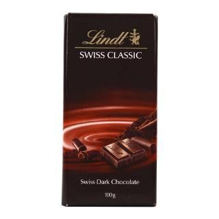 Lindt Swiss Dark Chocolate 100g. บิตเตอร์สวีทช็อกโกแลต