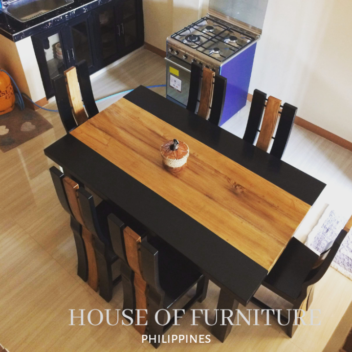 Wooden Dining Table (Marian Dining Set) Lazada PH