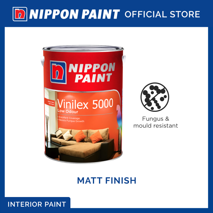 Nippon Paint Vinilex 5000 - Matt - Off Whites - 1L/5L | Lazada Singapore