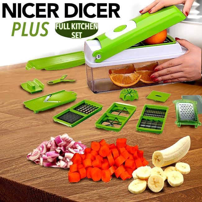 Plastic Nd Stainless Steel Multicolor Quick Nicer Dicer, For Multipurpose  Use