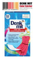 DENK MIT Color Catcher แผ่นดูดซึมซับสีจากเสื้อผ้าที่สีตกระหว่างซัก *สำหรับซักด้วยเครื่อง* 50 ชิ้น / กล่อง นำเข้าจากเยอรมัน