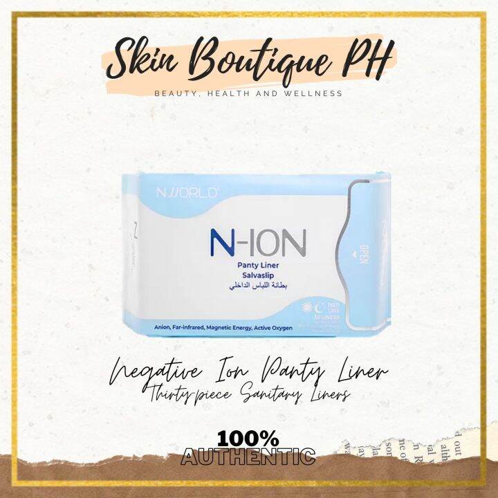 Nworld NIon (Negative Ion) Panty Liner 30 Pads Lazada PH