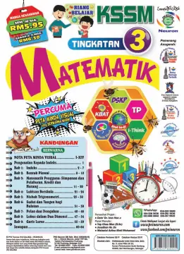 Shop Buku Latihan Matematik Tingkatan 3 Online May 2022 Lazada Com My