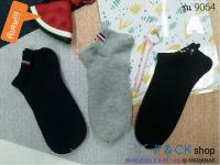 P &amp; CK / ถุงเท้าผู้ชายผ้าหนาแฟชั่นข้อสั้นฟรีไซส์ #9064 (8): [พิเศษ] ผ้าคอตตอน แพ็ค 10 คู่, คละสี