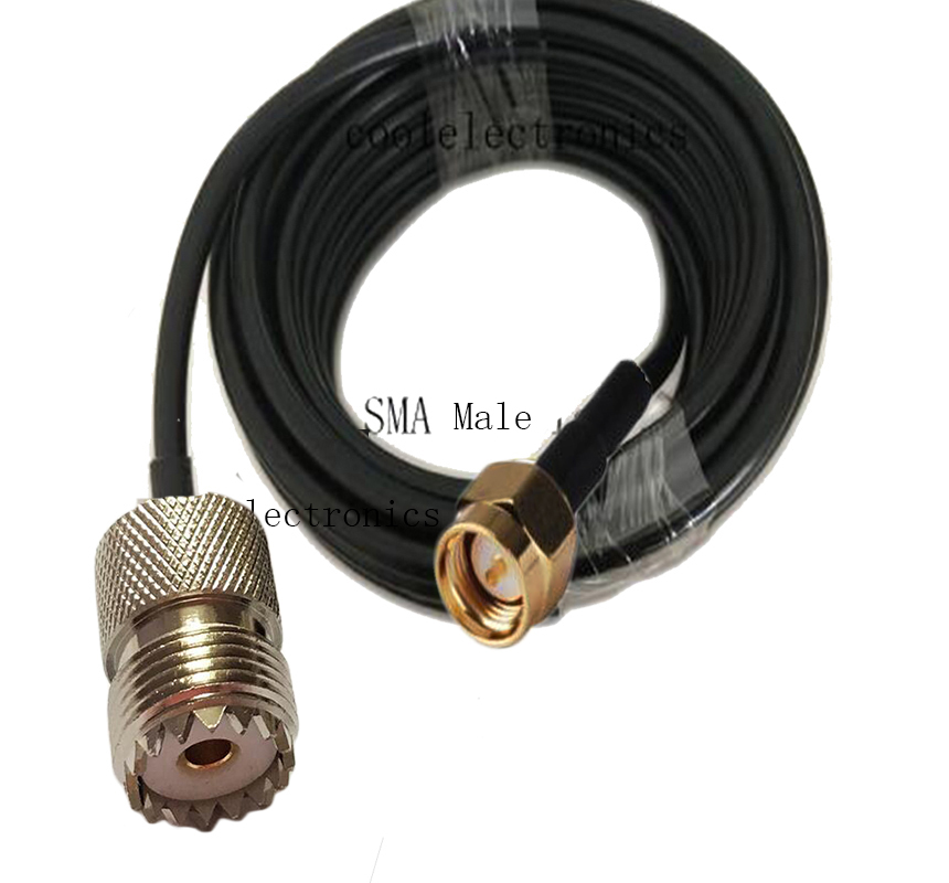 N male to N Plug male Connector Low Loss RF Coaxial RG58 50-3 Coax Cable 3/5/10m 