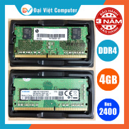 Ram laptop DDR4 4GB bus 2400 MHz  nhiều hãng Micron Crucial samsung hynix