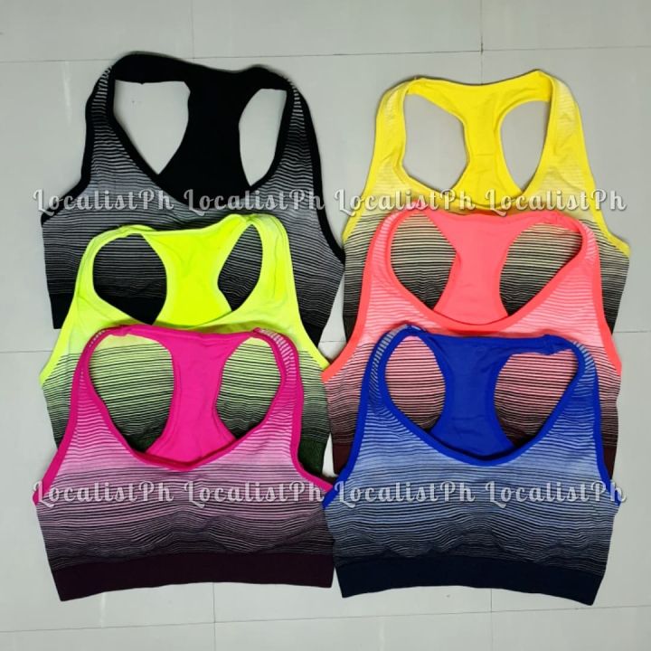 CARMELO Sports bra for women fashion 1pc padded back spider design fitness training  bra yoga bra fits small to large actual pictures posted sportsbra