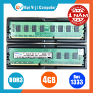 Ram máy tính 4GB DDR3 bus 1333 PC3 10600Kingston Micron Crucial samsung
