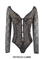 PATTRICIA A.GARDE Lace Long Sleeve Bodysuit บอดี้สูทผ้าลูกไม้แขนยาว