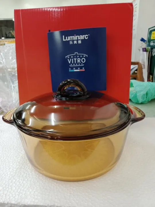 Luminarc Vitro Direct to fire gas or stove, oven microwave and freezer safe Glass Flamefour