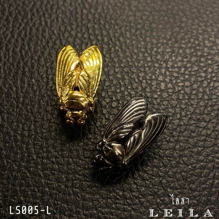 leila-amulets-set-แมลงภู่คำหลวง2สี-พร้อมกำไลหินฟรี-ดินปั้นครูบา100บาท