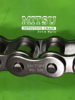 MITSU โซ่มิตซู 25-1R-SS สแตนเลส SS304  ROLLER CHAIN (JAPAN)  /1กล่อง =10ฟุต