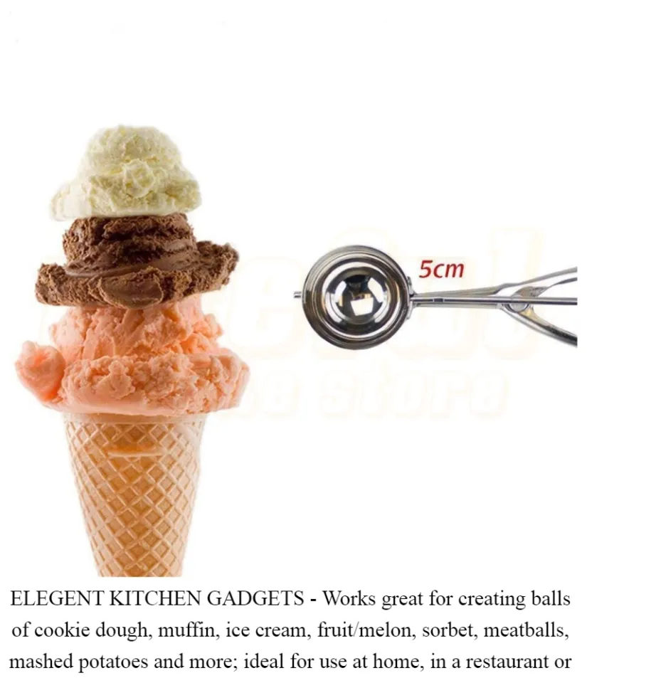 Ice Cream Scoops With Trigger Stainless Steel Ice Cream - Temu