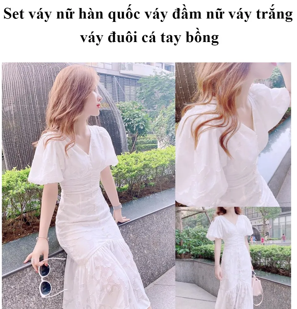 Váy Trắng Tay Bồng Sát Nách Tiểu Thư giá rẻ Tháng 72023BigGo Việt Nam