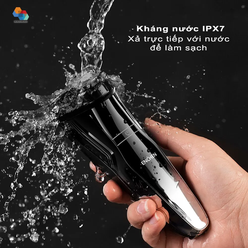 Máy cạo râu kháng nước Enchen Gentleman 5S chuẩn IPX7, cạo khô và cạo ướt an toàn, thời gian sử dụng 150 phút - sử dụng đến 3 tháng liên tục, hàng chính hãng