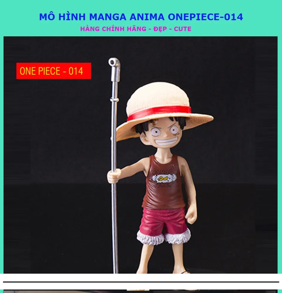 FREESHIP] Đồ chơi mô hình nhân vật Anime One Piece thời thơ ấu hàng chuẩn  đẹp KHALIK - DCANIME-ONEPIECE014 