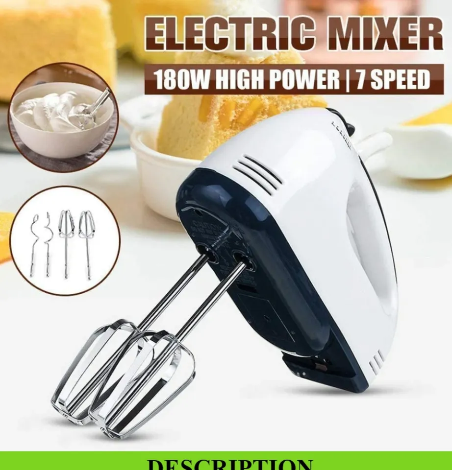 Multifunctional 7 Speed Mini Mixer Electric Food Blender Handheld Mixer Egg  Beater Automatic Cream Food Cake Baking Dough Mixer