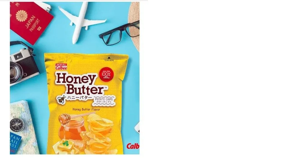 Calbee Potato Chips Honey Butter Party Size 170g