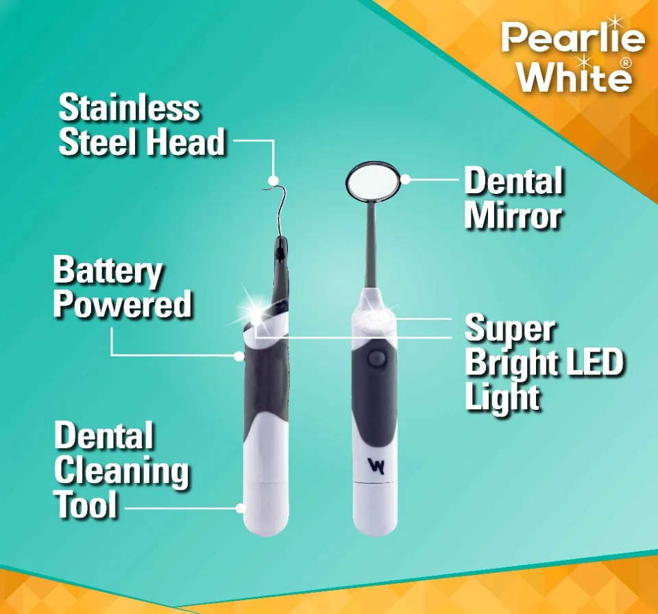 Lighted Dental Mirror & Cleaning Tool