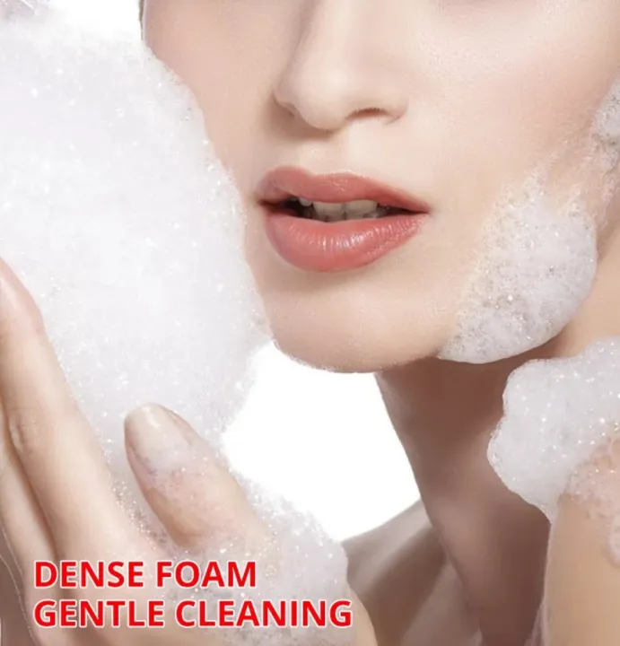 GUANJING Kojic Acid Face Cleanser Deep Cleansing Anti Acne Deep Cleansing Reduce Fine Lines Skin Lightening Oil Control Blemish Clearing Kojic Acid Facial Wash 100g