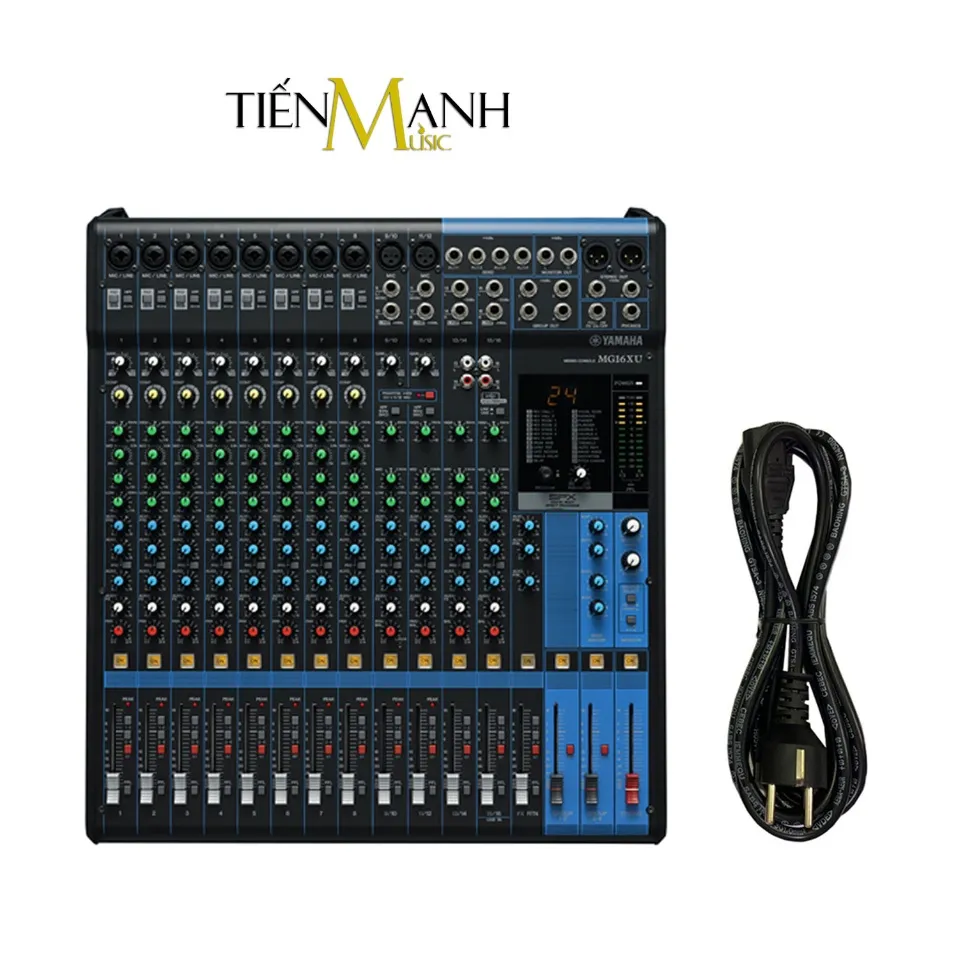 Chính Hãng] Soundcard kiêm Bàn Trộn Mixer Yamaha Interface MG16XU Compact  Stereo Mixing Console Phòng Thu Studio Mix MG16 