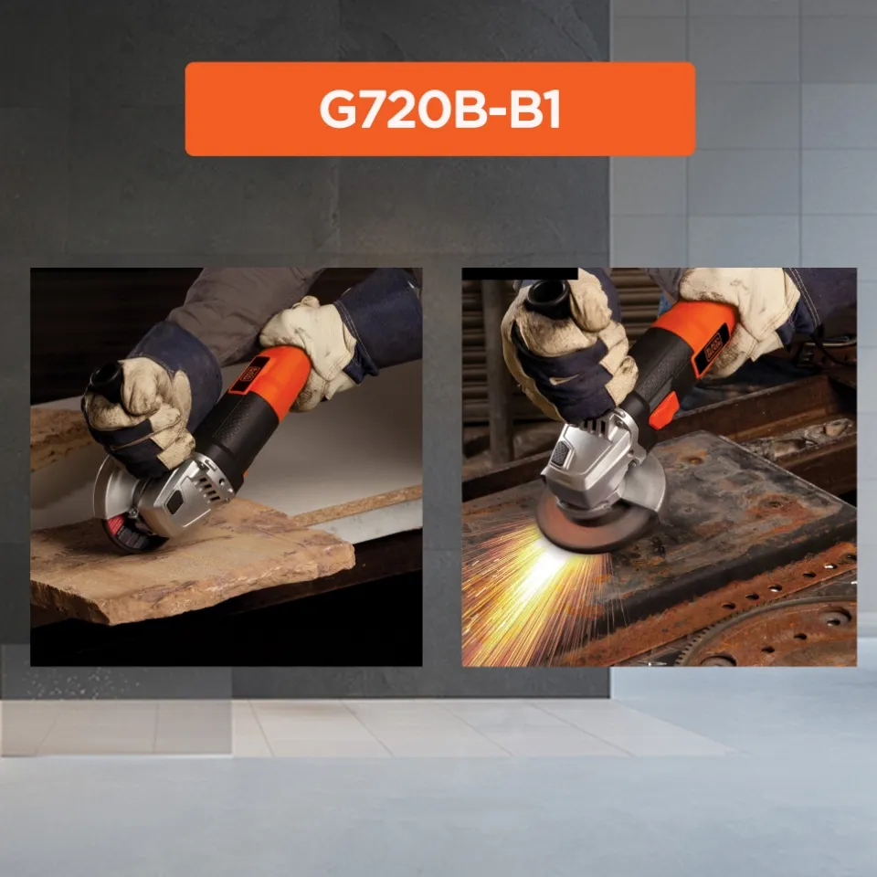 Black+Decker Angle Grinder G720B-B1 Angle Grinder