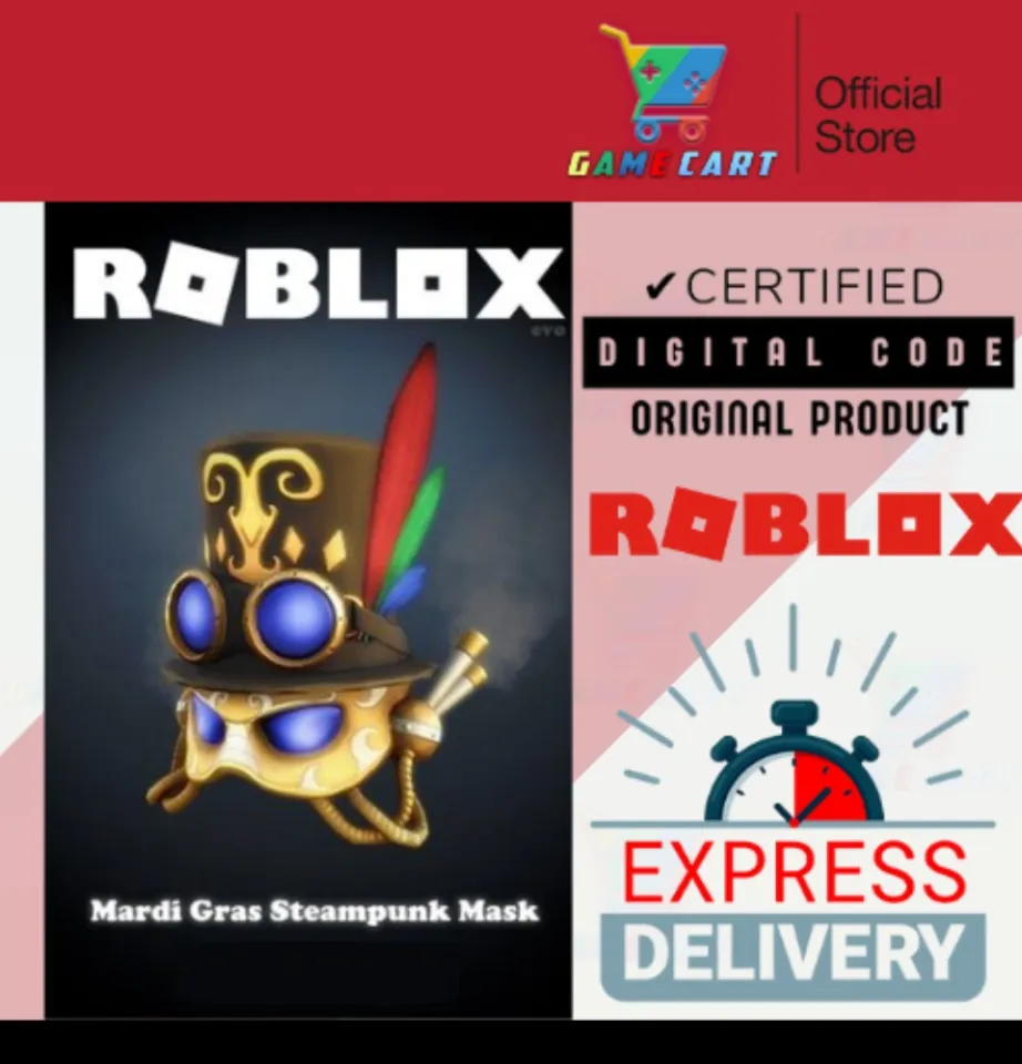 ROBLOX MARDI GRAS Steampunk Mask Code - All Platforms - Global $2.95 -  PicClick