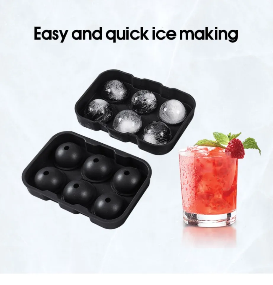 2 Pack Ice Cube Molds-1Pack Silicone Sphere Ice Mold Ball Maker