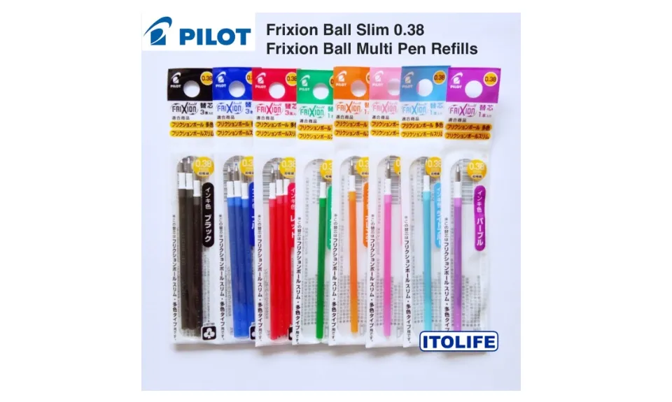 Pilot Frixion Ball Slim 0 38 Ink Refills 1 Pack Lazada Ph