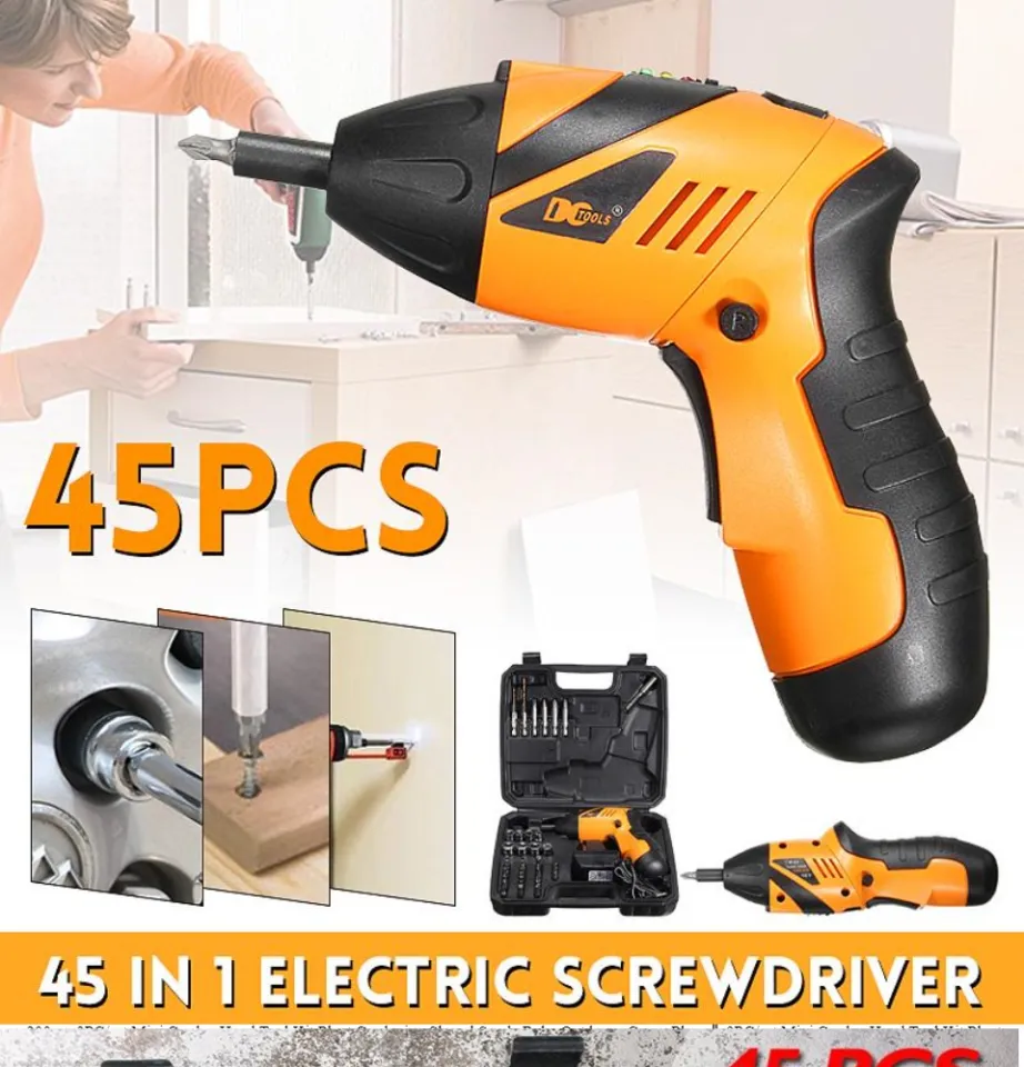 Heavy duty outlet cordless screwdriver