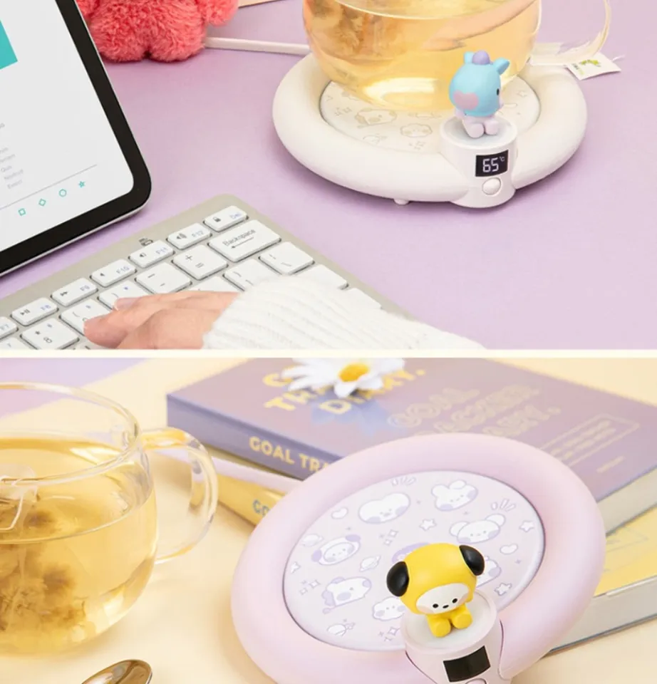 BT21 minini Cup Warmer/ 3 Step Temperature Control/ Tea Mug Cup/ Coffe –  Shopping Around the World with Goodsnjoy