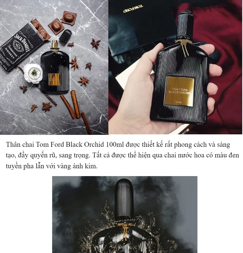 HÀNG CHÍNH HÃNG] Nước hoa nam Tomford Black orchid 100ml -Nước hoa nam cao  cấp nhập khẩu từ Mỹ (SALE 50%) 